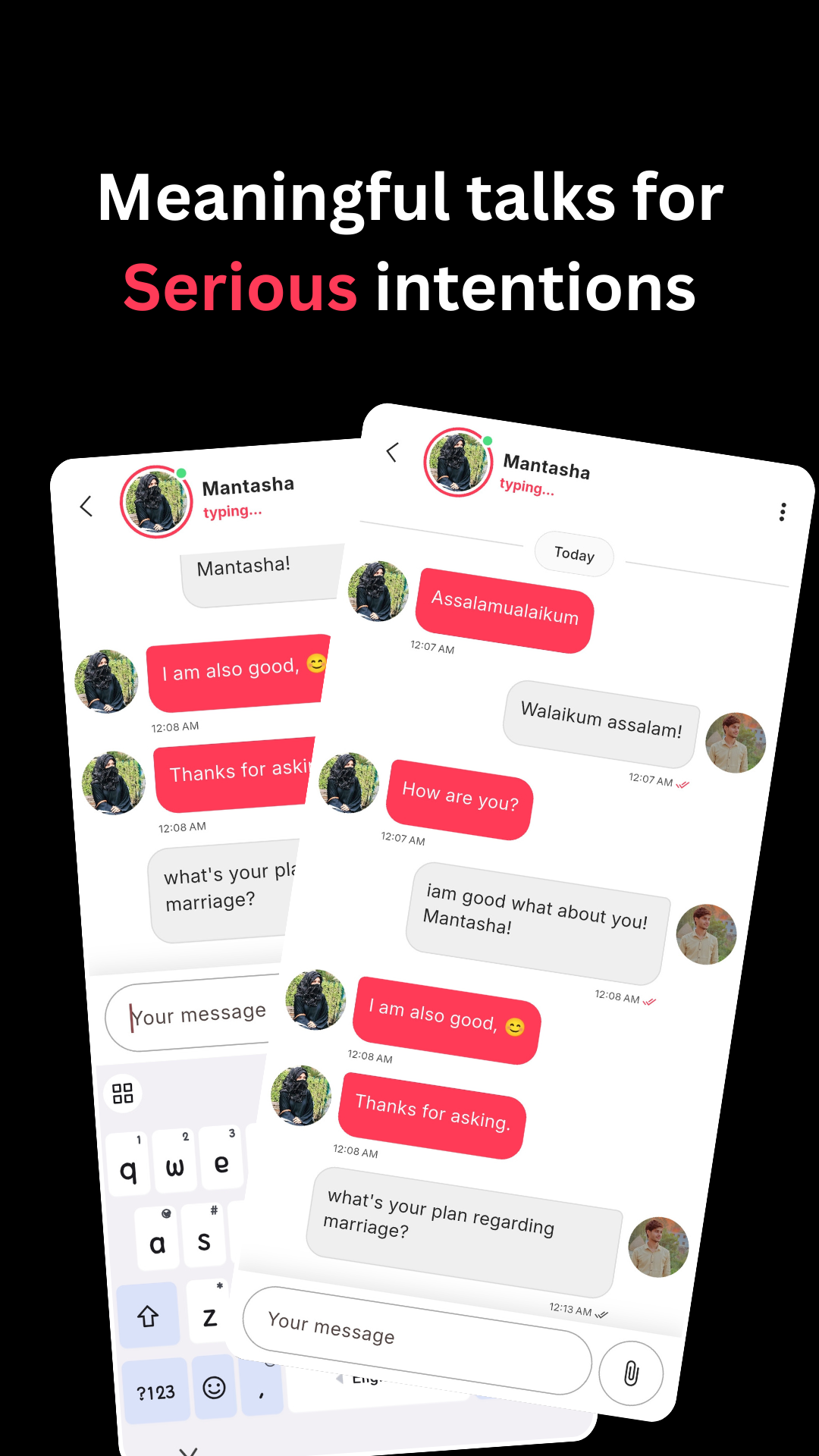 NikahOne app – Meaningful conversations